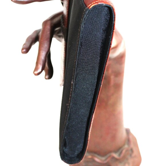 Brighton Croc Embossed Clear Windowpane Full Disclosure Satchel - Picture 6 of 7